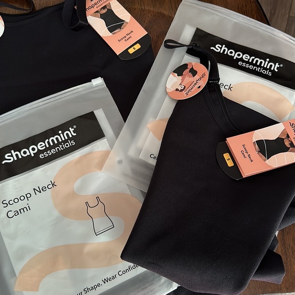 BRAND NEW NWWT SHAPERMINT SCOOP NECK CAMIS - Picture 3 of 4